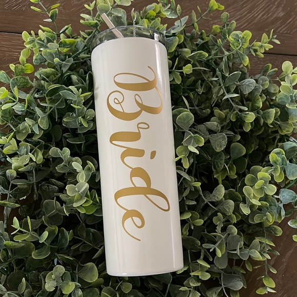 Bride 20 oz Skinny Tumbler - Picture 1 of 3